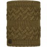 Вязаный шарф-труба с флисом BUFF NECKWARMER KNITTED POLAR SAVVA BARK 113349.843.10.00