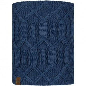 Вязаный шарф-труба с флисом BUFF NECKWARMER KNITTED POLAR SLAY ENSIGN BLUE