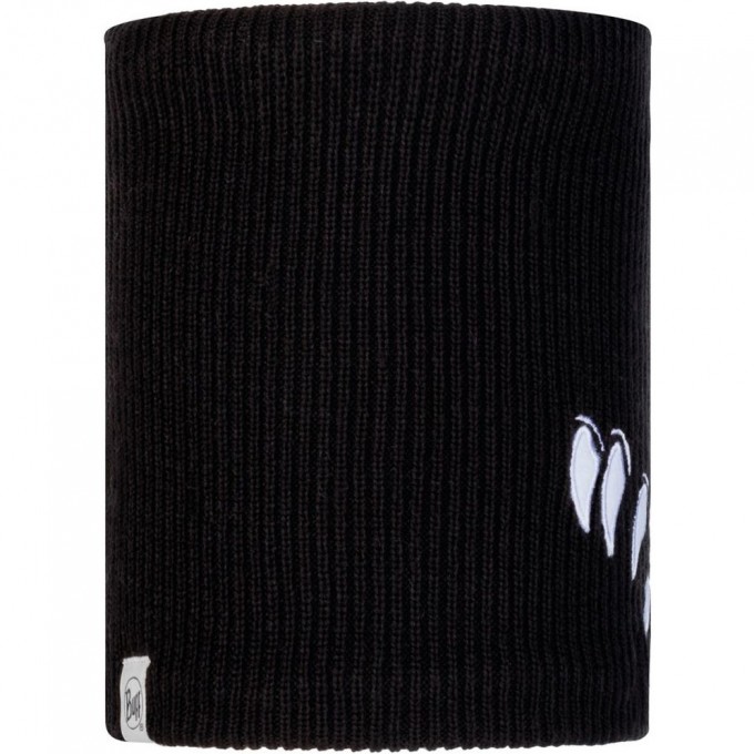 Вязаный шарф-труба с флисом детский BUFF NECKWARMER KNITTED POLAR FUNN BAT BLACK 120868.999.10.00